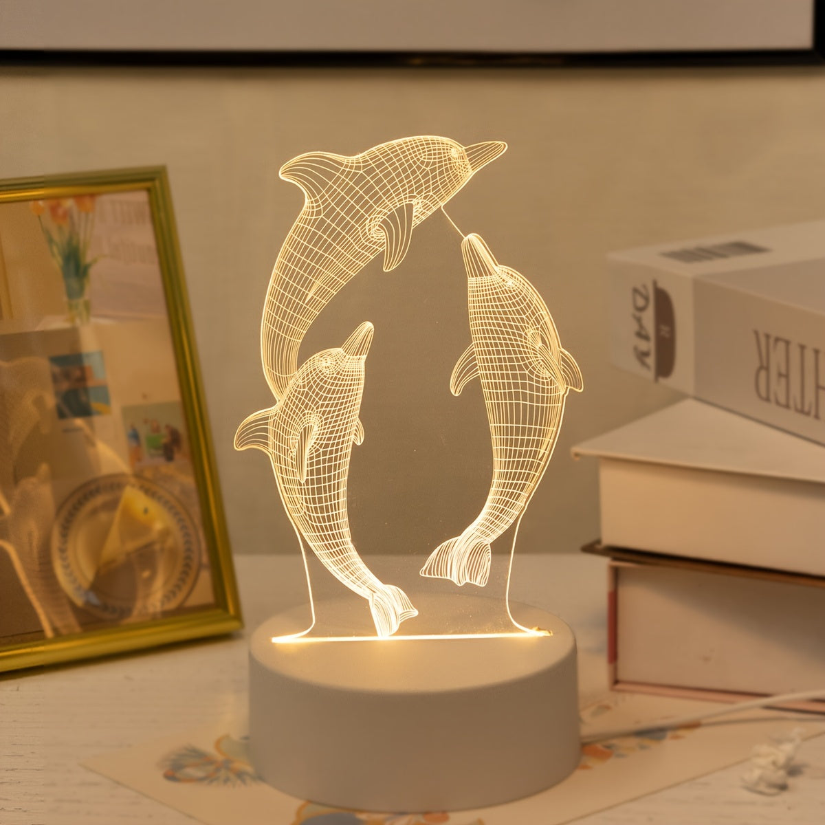 Dolphin Night Light