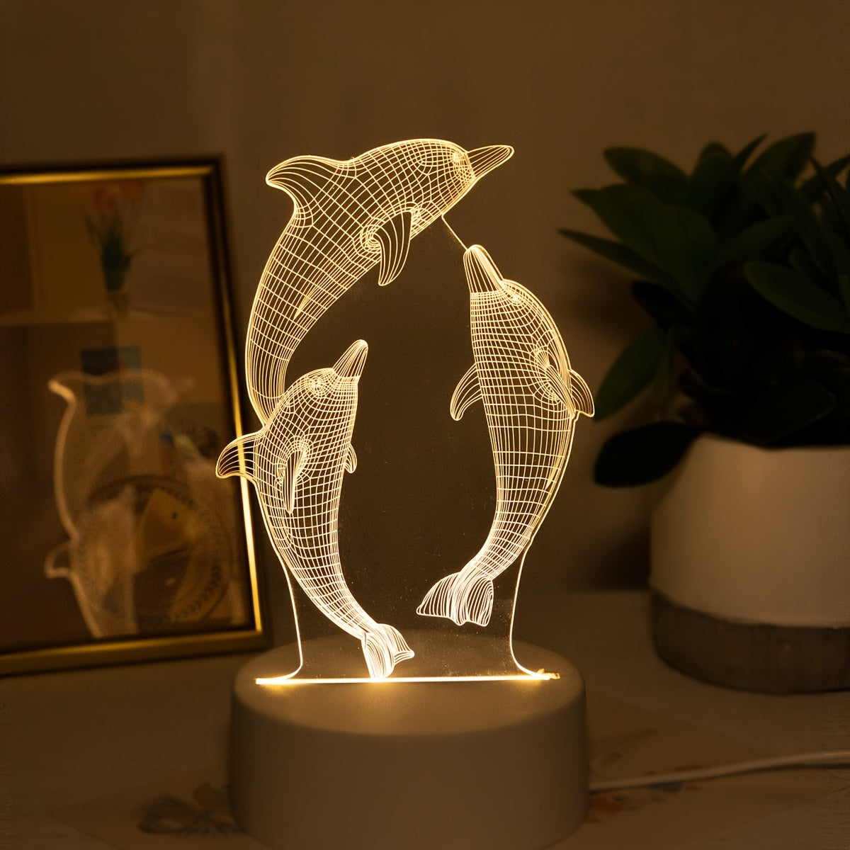 Dolphin Night Light