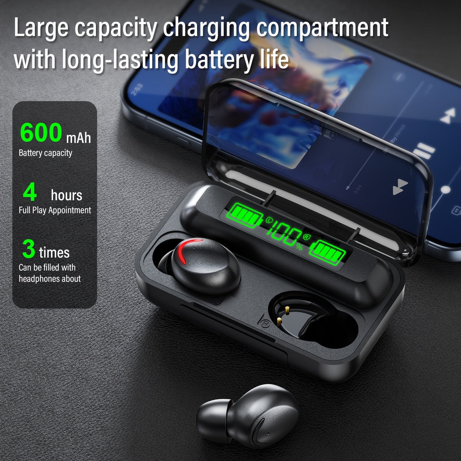 TWS Stereo Earbuds