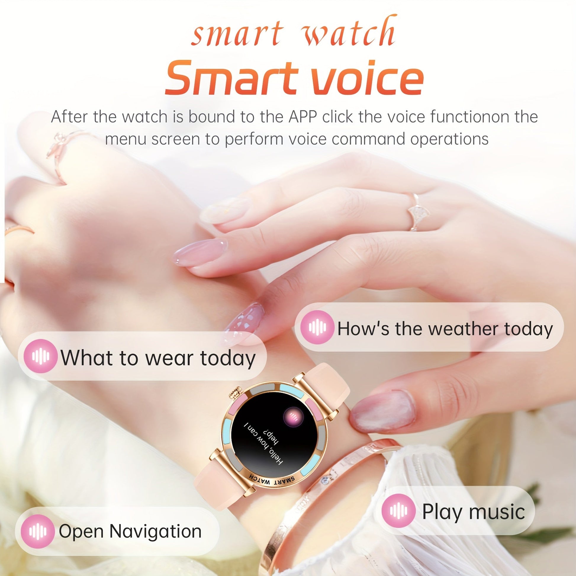 Women Smartwatch with Call Function