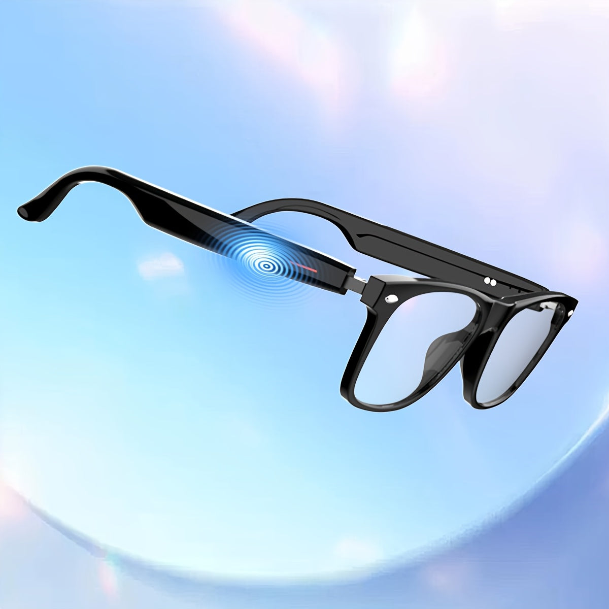 Fashion Glasses and Wireless Earbuds