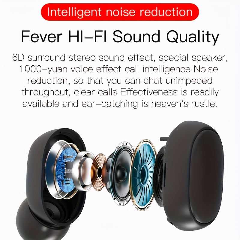 TWS Wireless Earbuds with LED Display