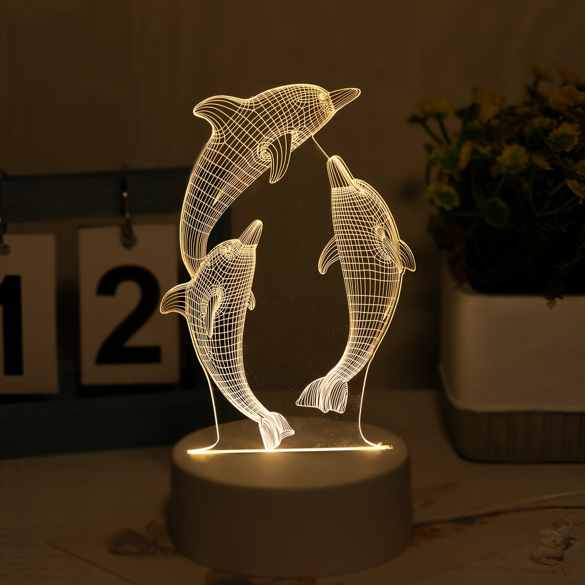 Dolphin Night Light
