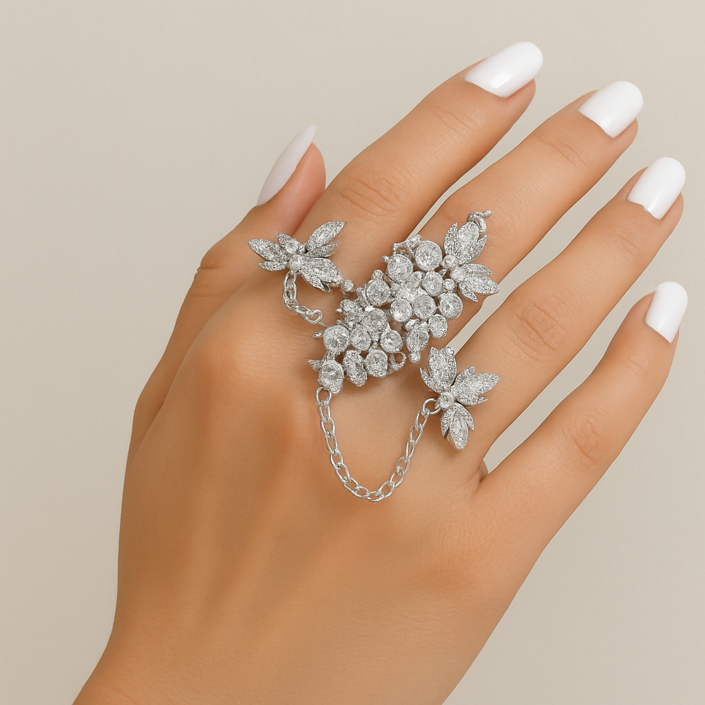 Floral hand Jewelry