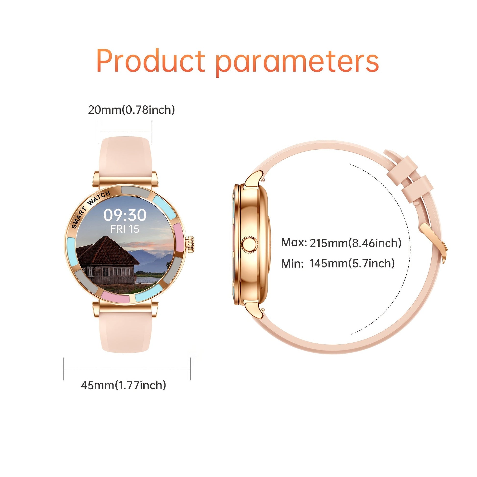 Women Smartwatch with Call Function