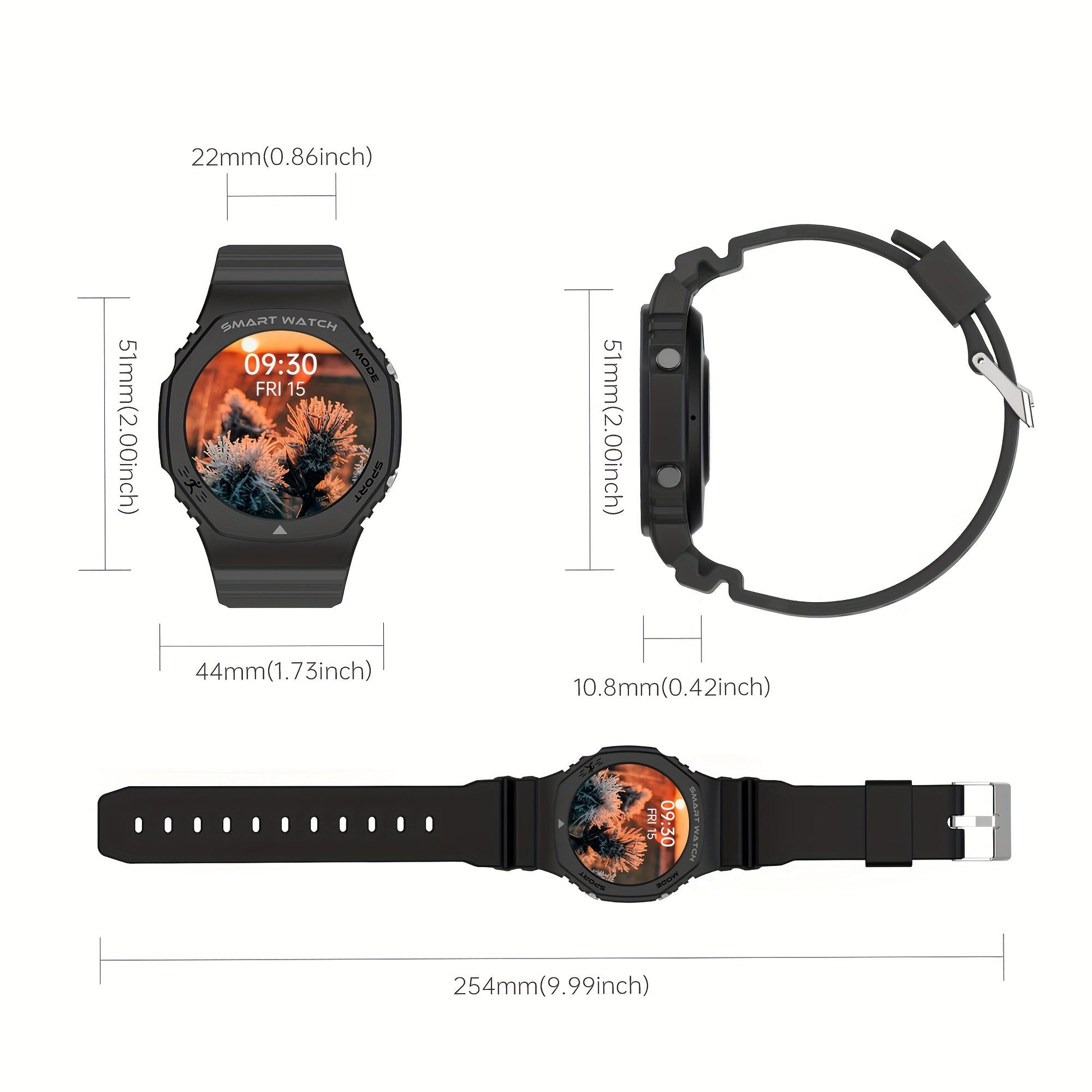 Unisex Sports Smart Watch