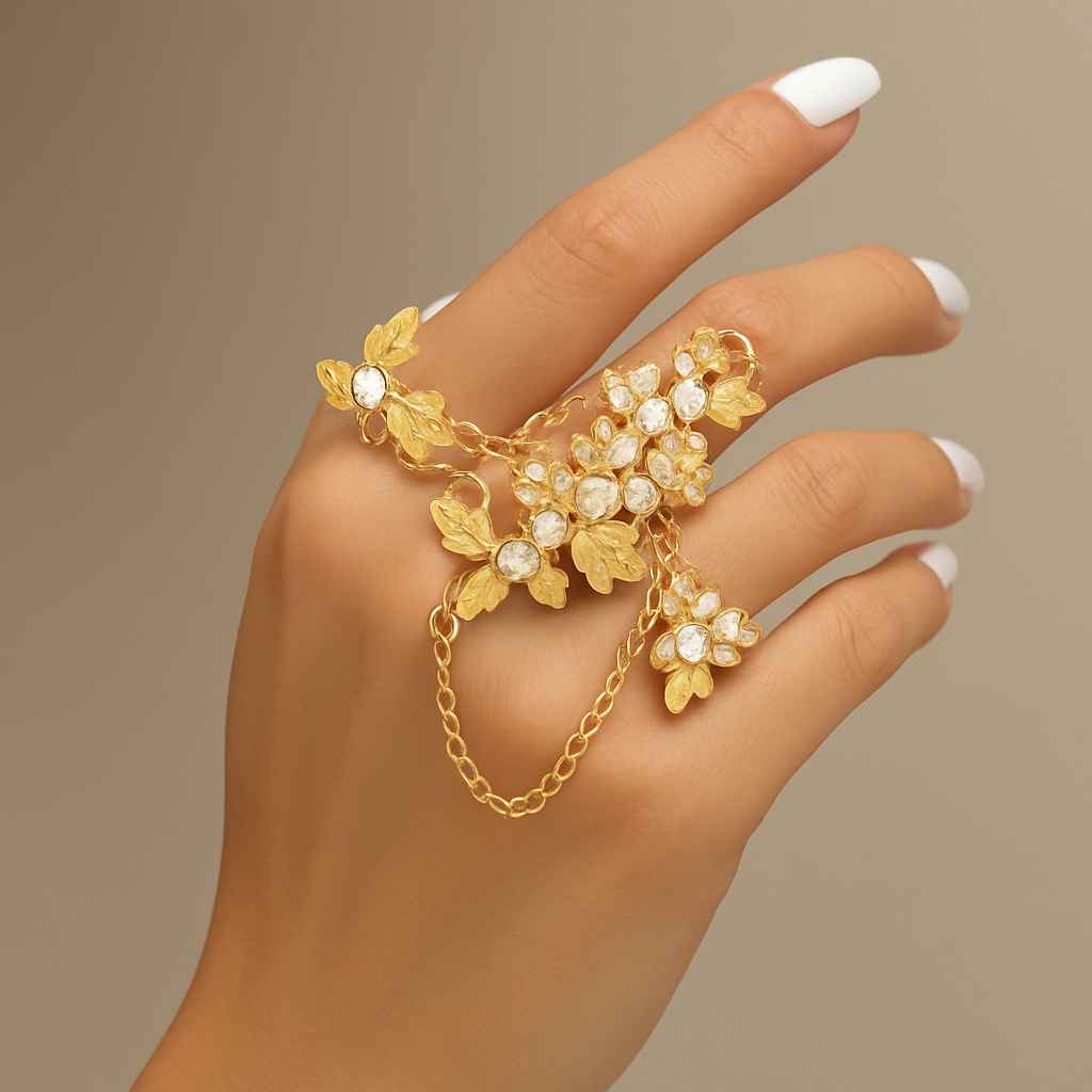 Floral hand Jewelry