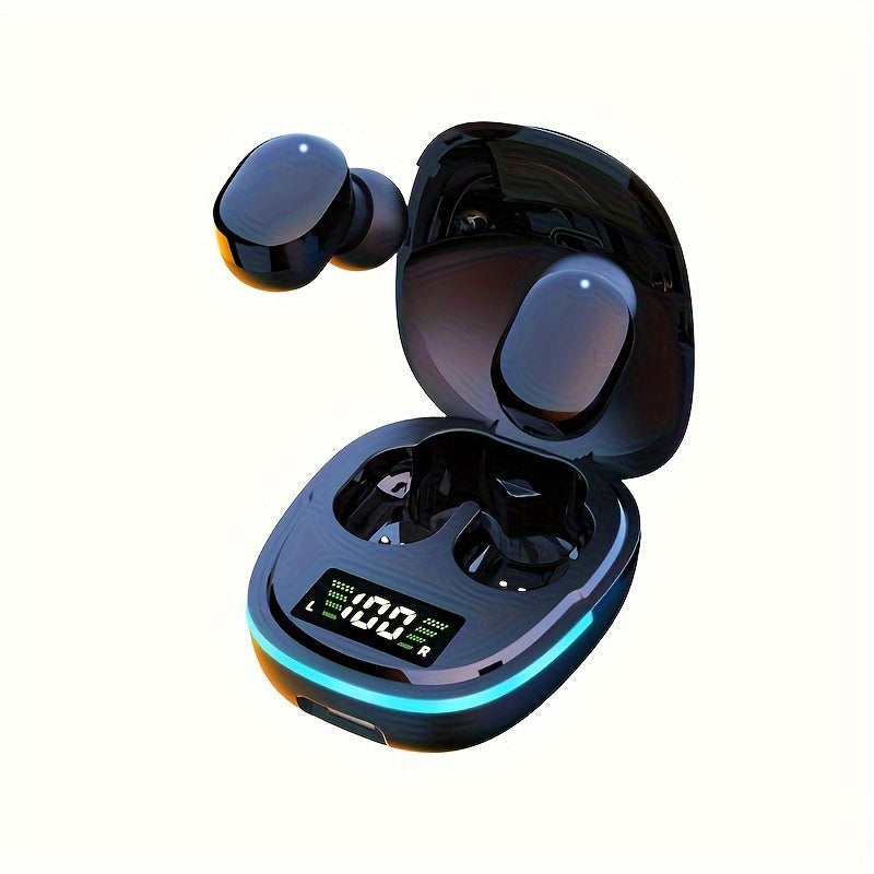 TWS Sleek Wireless Earbuds with LED Display