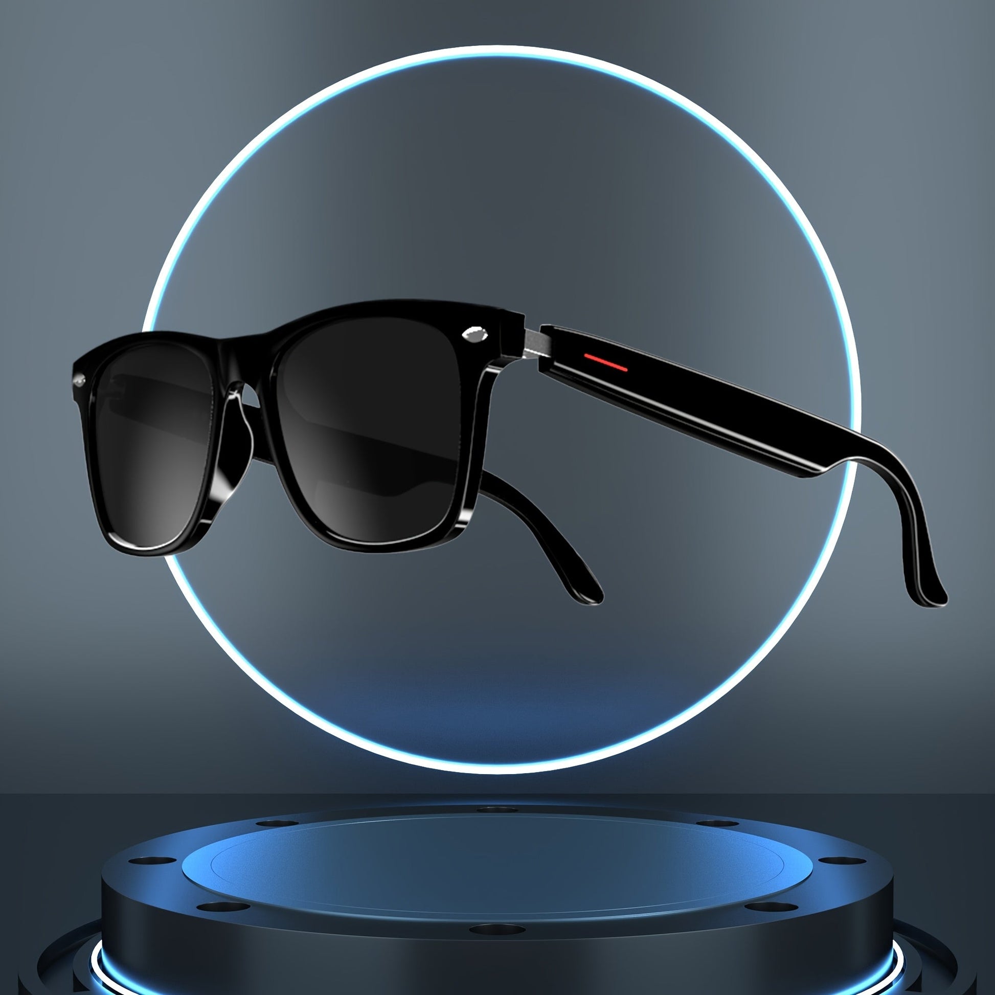 Fashion Glasses and Wireless Earbuds